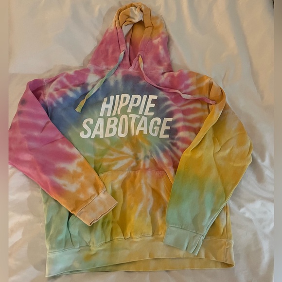 Tie-Dye Hippie Sabotage Hoodie - Picture 1 of 3